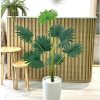Cây Cọ Giả Trang Trí Cửa Hàng, Studio, Tiệm Quán, Văn Phòng, Nhà Cửa – Cao 1m4