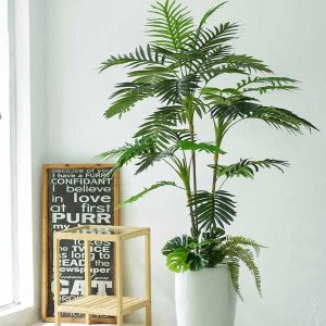 Cây Dừa Giả Trang Trí Cửa Hàng, Studio, Tiệm Quán, Văn Phòng, Nhà Cửa – Cao 1m4– Mã: PN-CG082