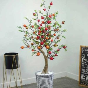 Cây Lựu Giả Trang Trí Cửa Hàng, Studio, Tiệm Quán, Văn Phòng, Nhà Cửa – 1m7