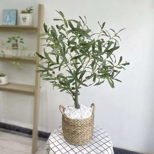 Cây Ô Liu Giả Cao 85cm Trang Trí Cửa Hàng, Studio, Tiệm Quán, Văn Phòng, Nhà Cửa