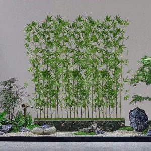 Hàng Rào Trúc Giả Trang Trí Cửa Hàng, Studio, Tiệm Quán, Văn Phòng, Nhà Cửa – Cao 2m