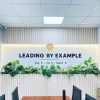 Mẫu bồn cây giả lế tân VP1909