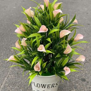 Chậu hoa giả để bàn 30cm