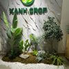 Tiểu cảnh cây giả trong nhà