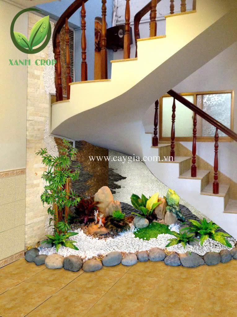 Báo giá thi công tiểu cảnh cây giả