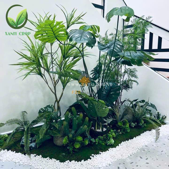 Thi công tiểu cảnh cây giả mất bao lâu?