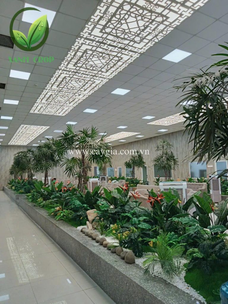 Tiểu cảnh cây giả cho văn phòng, showroom, spa, salon