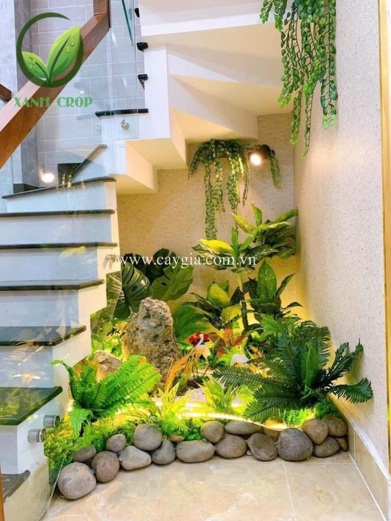 Báo giá thi công tiểu cảnh cây giả
