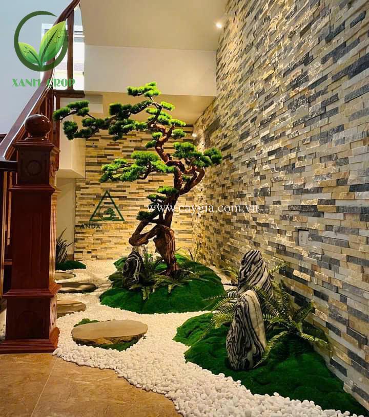 Quy trình đặt lịch & liên hệ thi công tiểu cảnh cây giả
