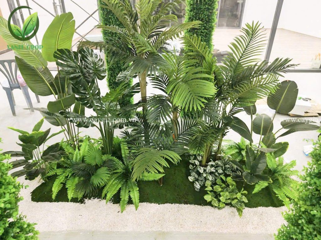 So sánh chi phí tiểu cảnh cây giả & tiểu cảnh cây thật