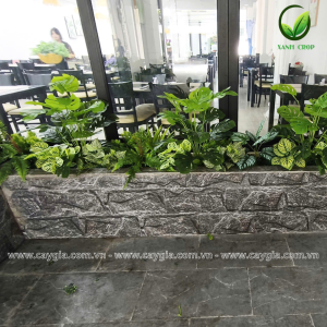 Bục cây giả văn phòng