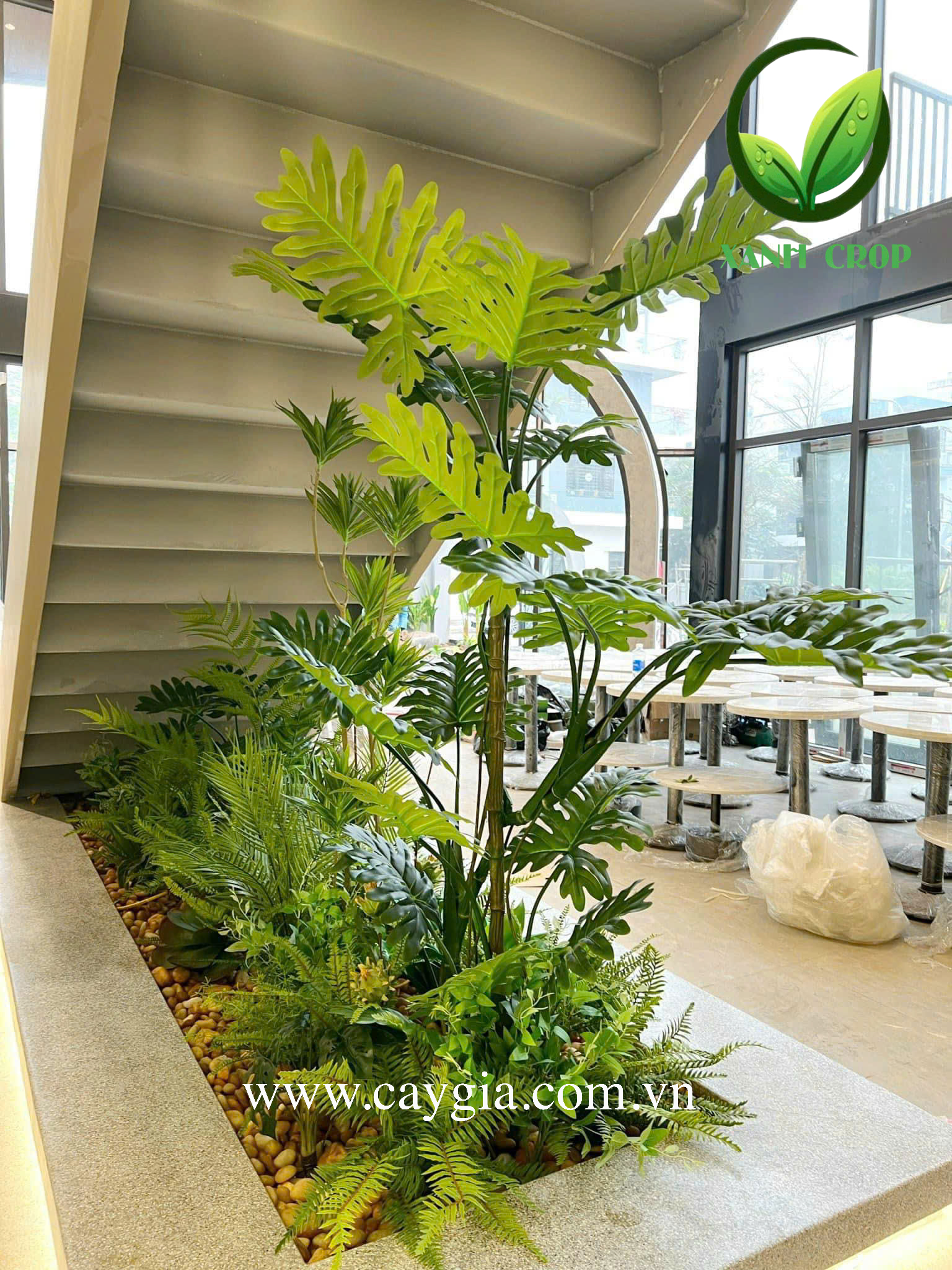 Thi Công Tiểu Cảnh Cầu Thang Đẹp