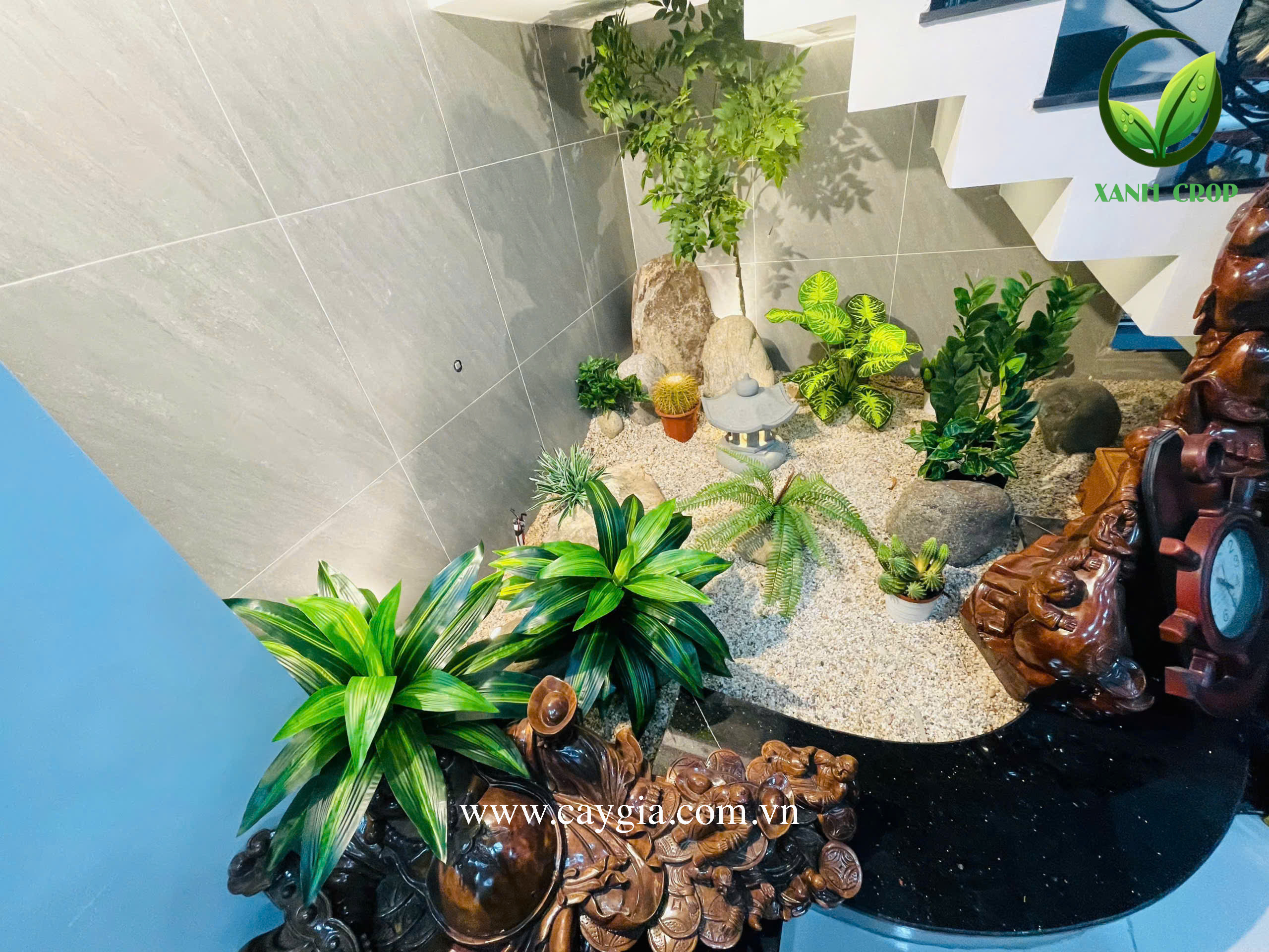 Thi Công Tiểu Cảnh Cầu Thang Đẹp