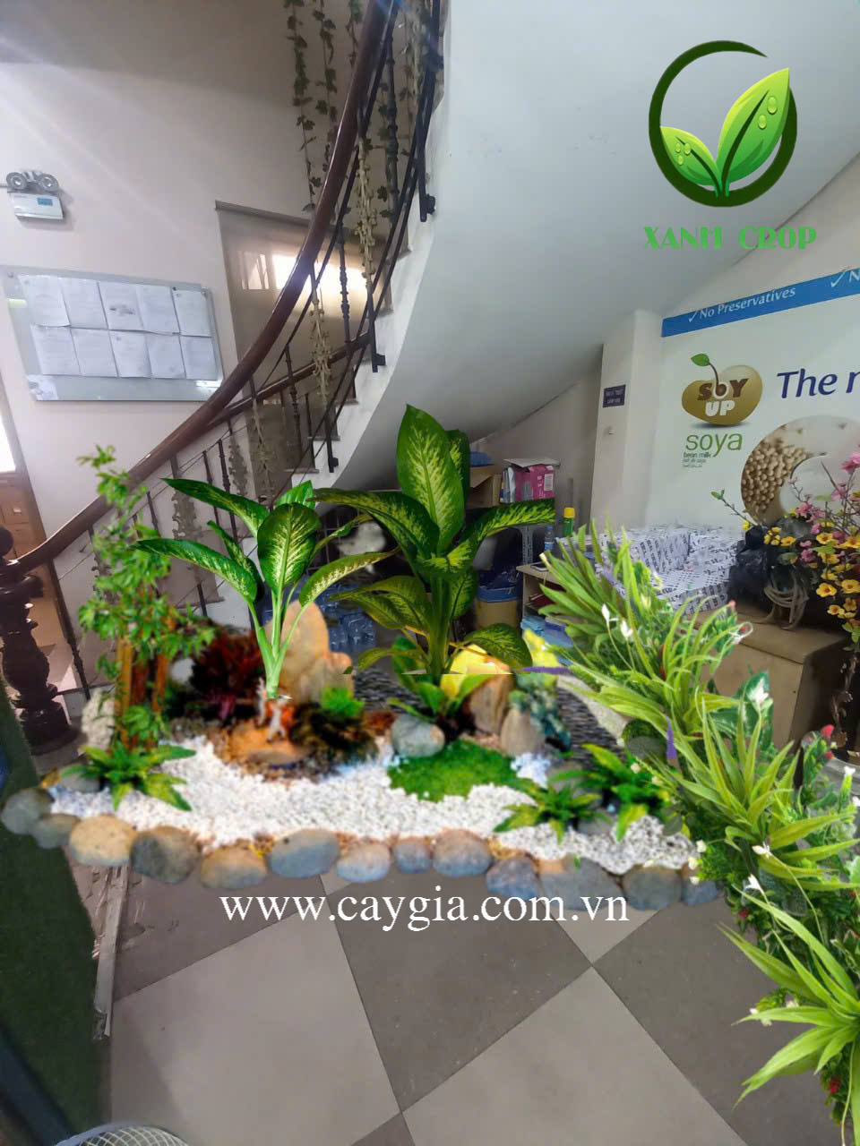Thi Công Tiểu Cảnh Cầu Thang Đẹp