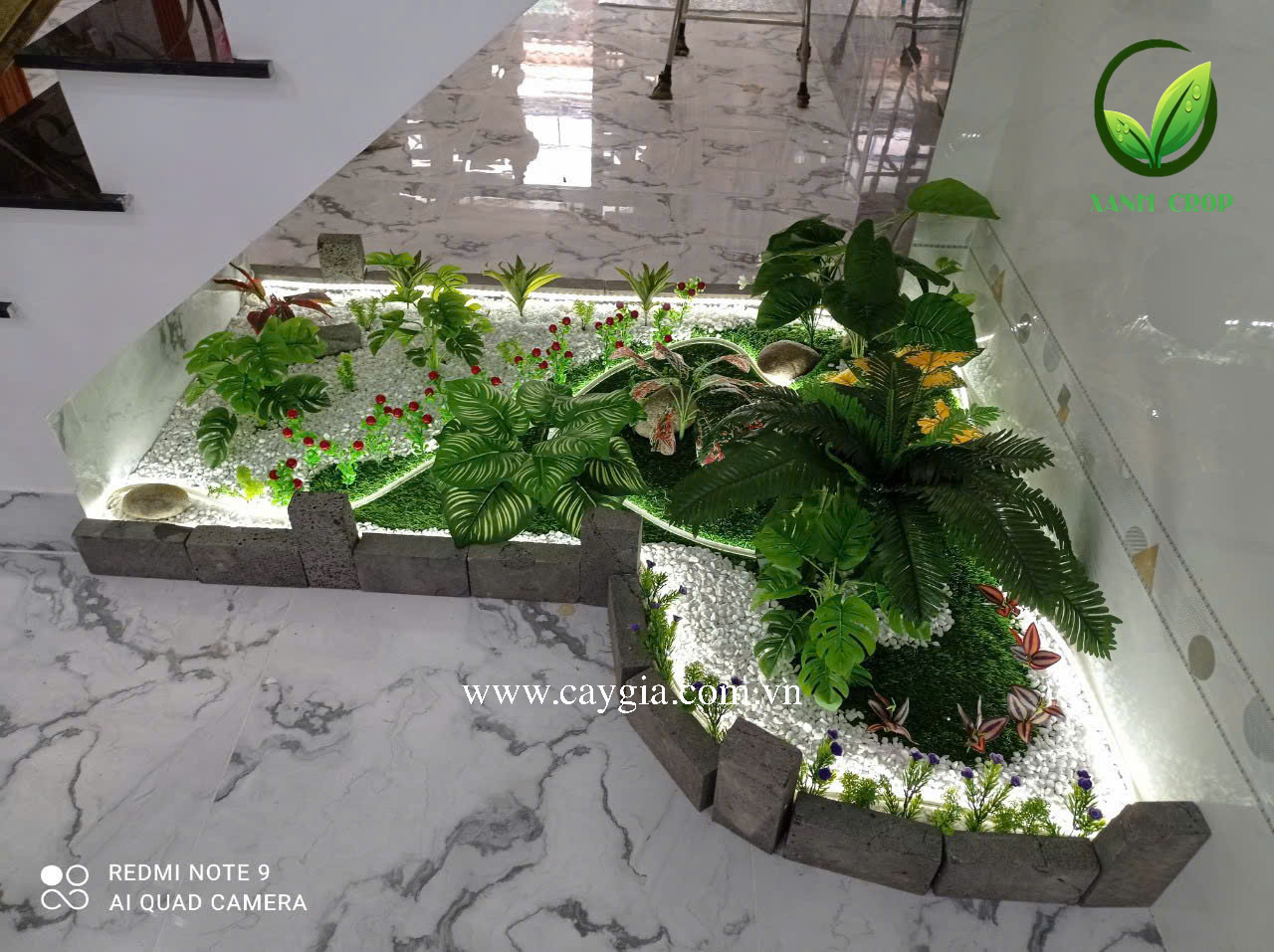 Thi Công Tiểu Cảnh Cầu Thang Đẹp