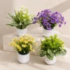 Chậu hoa giả để bàn 35cm