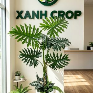 Chậu Cây Trầu Bà Thanh Xuân Cổ Đại Cao 1.5m